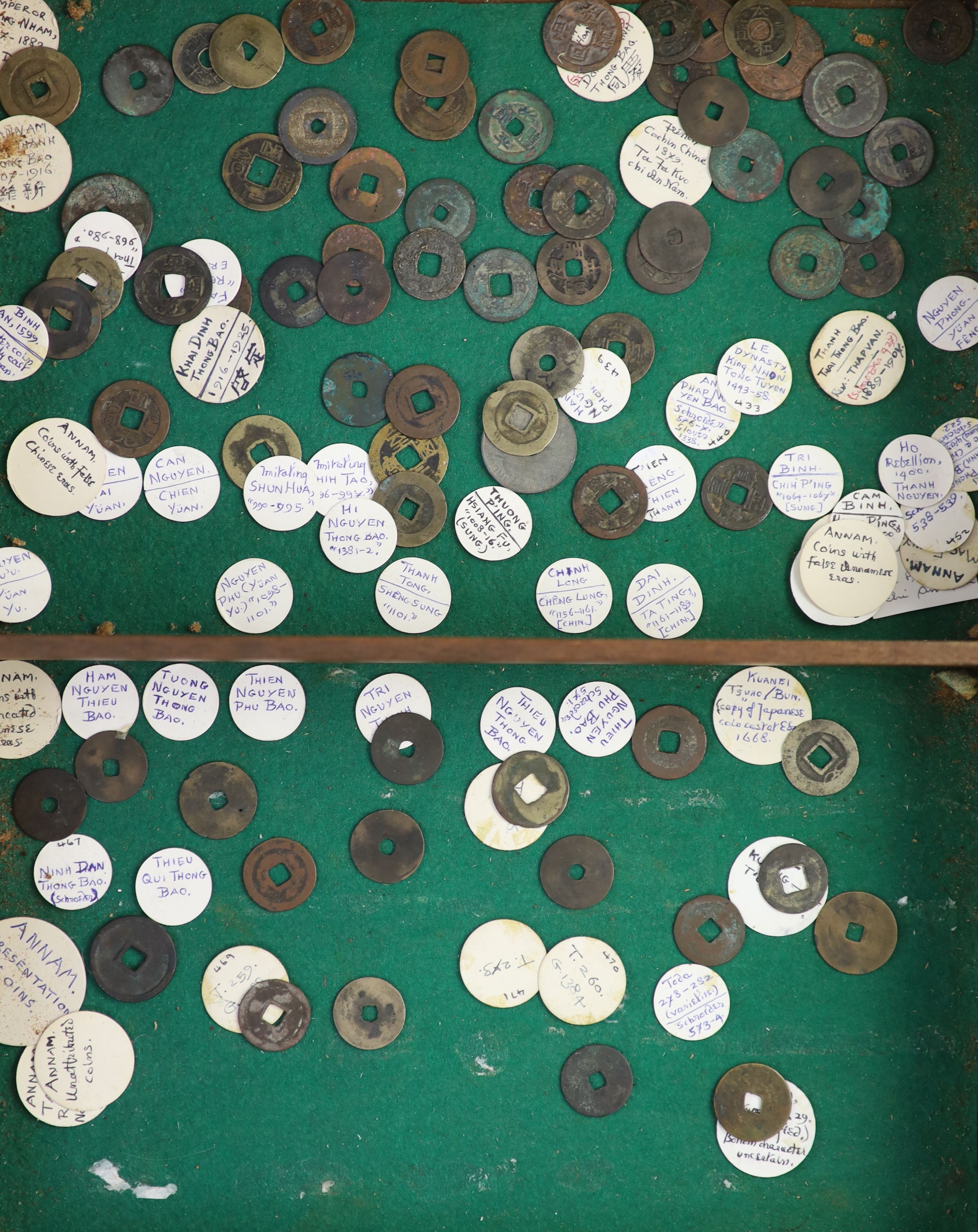 Vietnam, coins, Annam round cash, Lê dynasty (980-1009) to Nguyen dynasty (1802–1945),